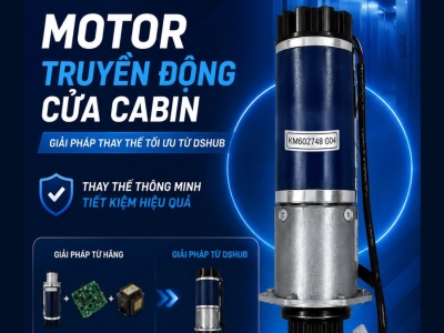 MOTOR TRUYỀN ĐỘNG CỬA CABIN