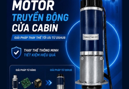 MOTOR TRUYỀN ĐỘNG CỬA CABIN