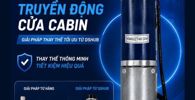 MOTOR TRUYỀN ĐỘNG CỬA CABIN